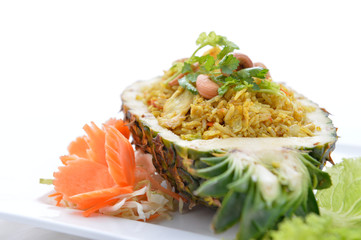 Pineapple fried rice, Thai food
