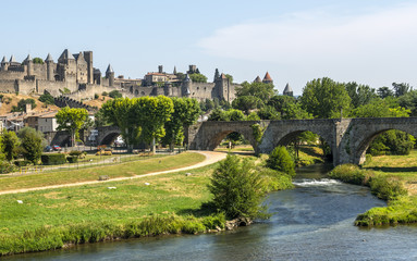 Fototapeta na wymiar Carcassonne (Francja)