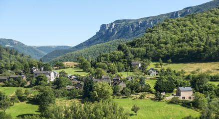 Cevennes: mountain landscape