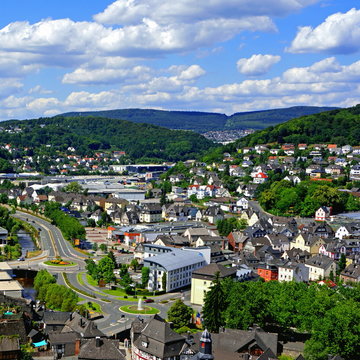 DILLENBURG ( Hessen ) - Stadtpanorama