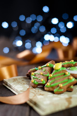 Decorative christmas cookies