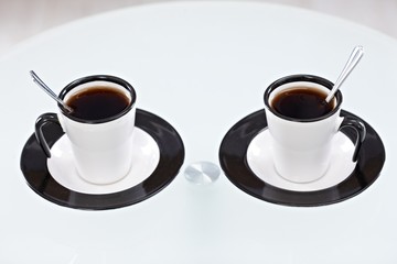 Delicious coffee for two