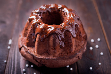 Delicious chocolate pound cake
