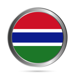 Gambia flag button.