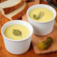Baked Chicken Liver Pate Topped with Melted Butter