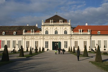 Fototapeta na wymiar Unteres Schloss Belvedere, Wien