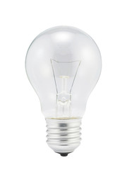 Light bulb, isolated, Realistic photo image