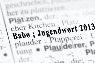 Babo Jugendwort 2013