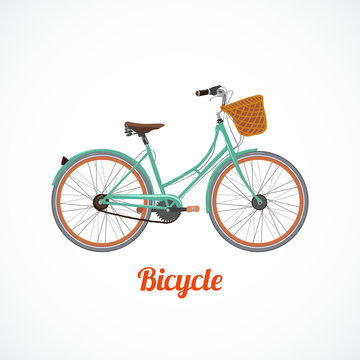 Vintage bicycle symbol