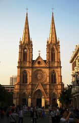 Sacred Heart catholic cathedral in the Guanzhou China
