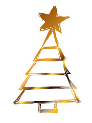 goldener Weihnachtsbaum...