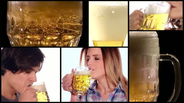 beer collage