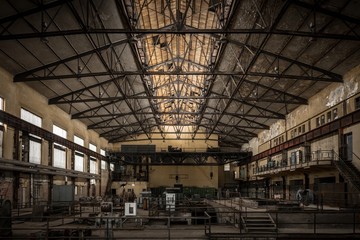 Electricity distribution hall in metal industry