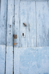 Old wooden door