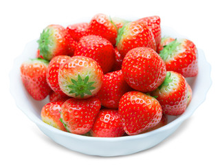 strawberry isolated on white background