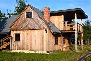 Drewniany domek