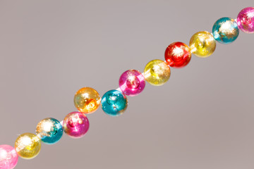 Colorful Christmas balls