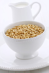 Delicious and healthy honey nuts cereal