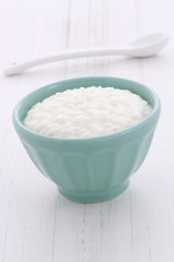 Delicious fresh and healthy cottage cheese