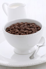 Delicious cocoa cereal