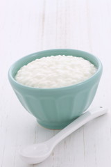 Delicious fresh and healthy cottage cheese