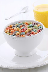 Delicious kids cereal loops