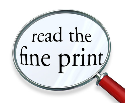 Read The Fine Print Images – Browse 926 Stock Photos, Vectors, and Video