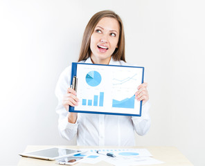 Portrait of smiling business woman