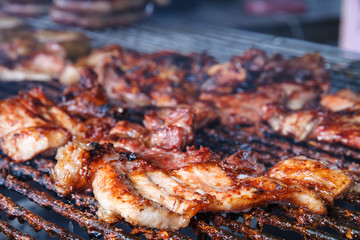 Grill pork