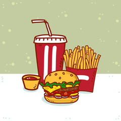 Standard set of fast food