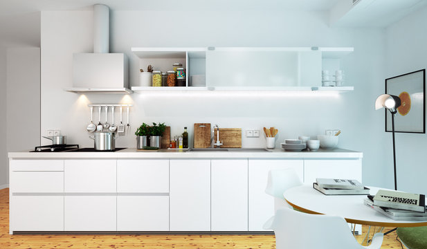 weiße luxus Küche - white luxury kitchen