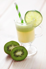 kiwi and melon juice