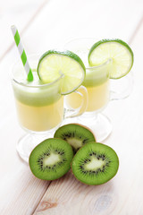 kiwi and melon juice