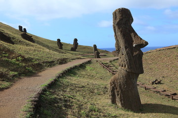Moais auf der Osterinsel