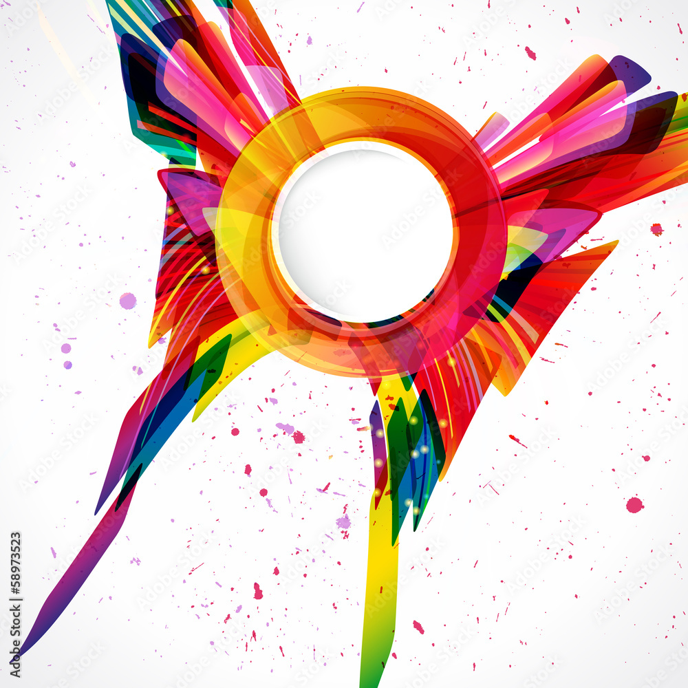 Poster multicolor abstract bright background. elements for design.