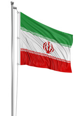 3D Iranian flag