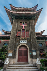 Obraz premium Hongde Tang church Duolun Road Hongkou District shanghai china