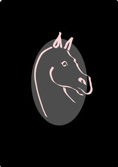Pferd Symbol