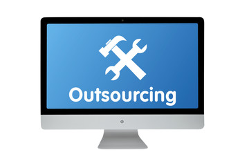 Outsourcing. Modern computer