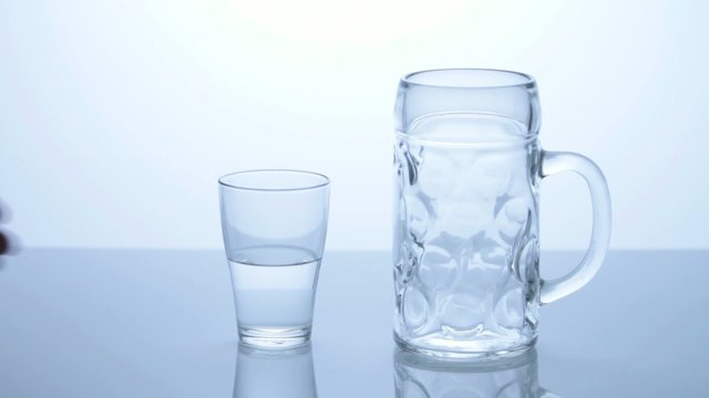 glass of water
