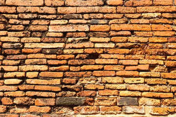 vieux mur de briques anciennes