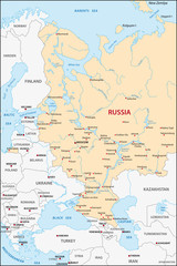 european russia map