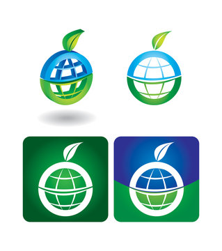 Vector icon set - globe