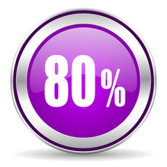 80 percent icon