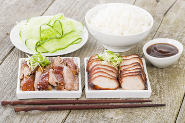 Char Siu Pork & Peking Duck - Traditional Chinese roasted meat
