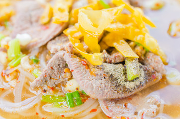 Spicy noodles