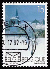 Postage stamp Belgium 1997 Fairon, by Pierre Grahame