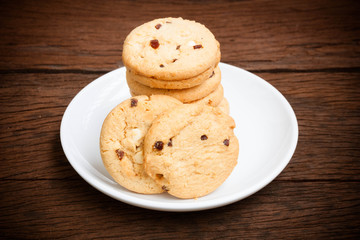 cookies on wood table