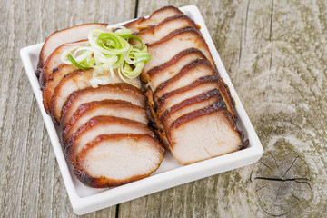 Char Siu Pork - Chinese roasted pork loin. © paul_brighton