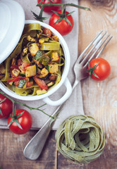 Rustic lunch